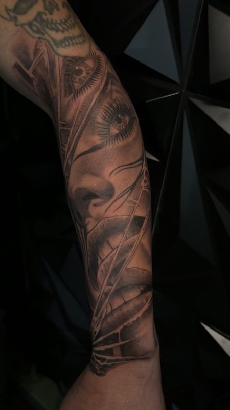 Dark Surrealism Sleeve by 1313Ink