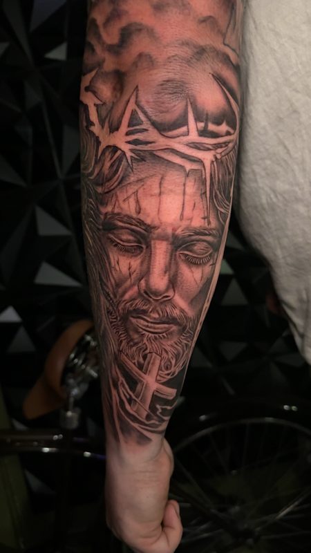 Jesus Portrait by 1313Ink