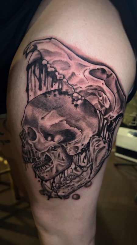 Skull Stack by 1313Ink