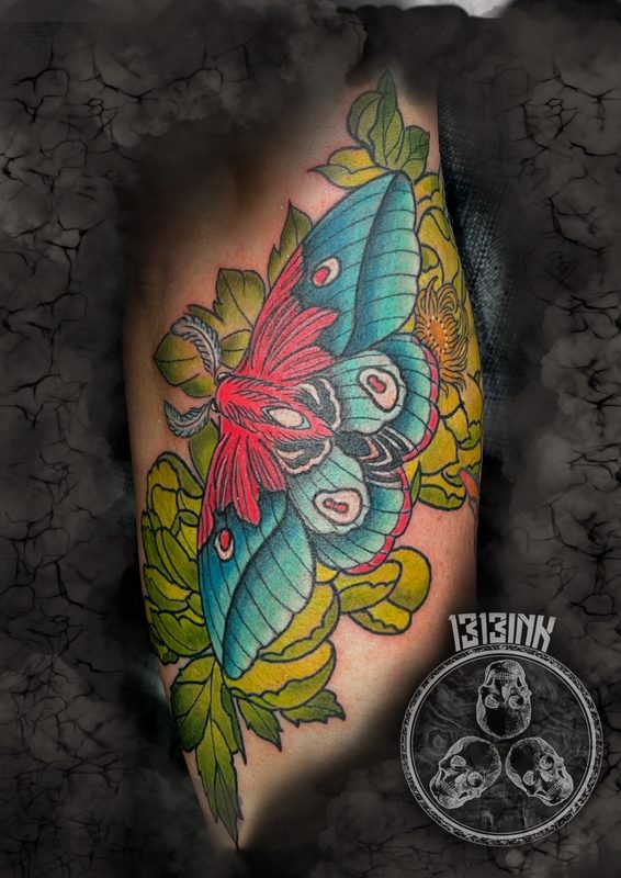 Luna Moth by 1313Ink